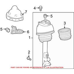 Mercedes Strut Bolt (M14x70) 0019907503